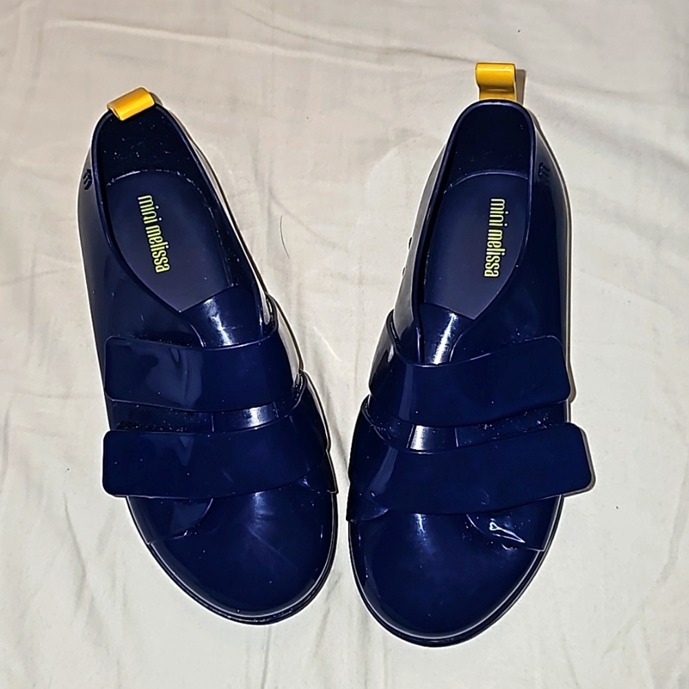 Mini Melissa Velcro Sneaker Blue Yellow